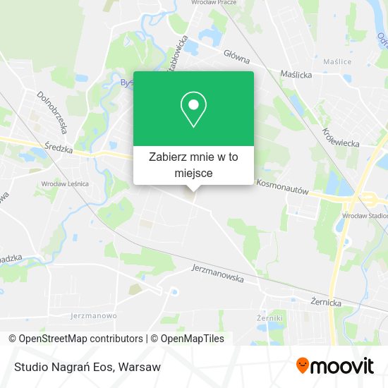 Mapa Studio Nagrań Eos