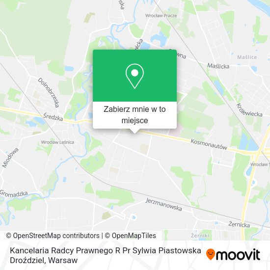 Mapa Kancelaria Radcy Prawnego R Pr Sylwia Piastowska Droździel