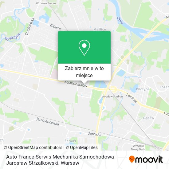 Mapa Auto-France-Serwis Mechanika Samochodowa Jarosław Strzałkowski