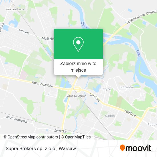 Mapa Supra Brokers sp. z o.o.