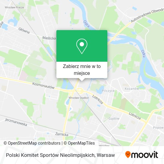 Mapa Polski Komitet Sportów Nieolimpijskich