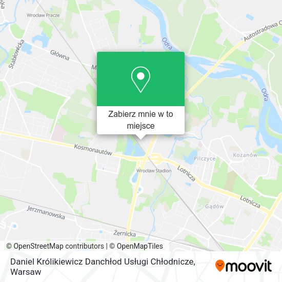 Mapa Daniel Królikiewicz Danchłod Usługi Chłodnicze