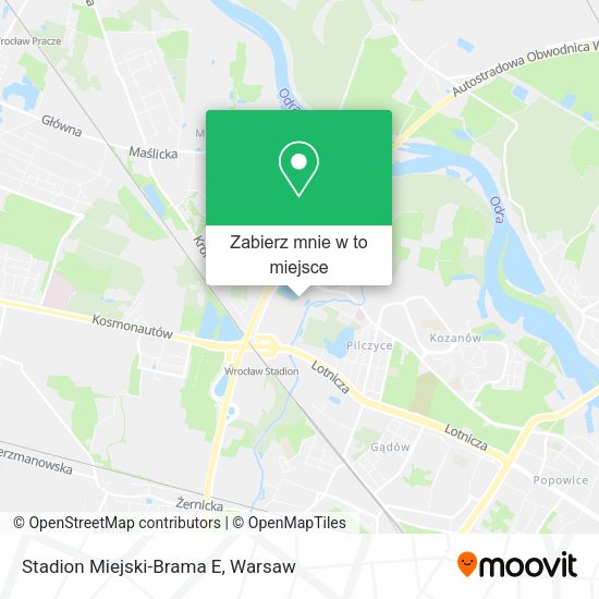 Mapa Stadion Miejski-Brama E