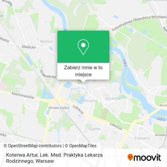 Mapa Koterwa Artur, Lek. Med. Praktyka Lekarza Rodzinnego