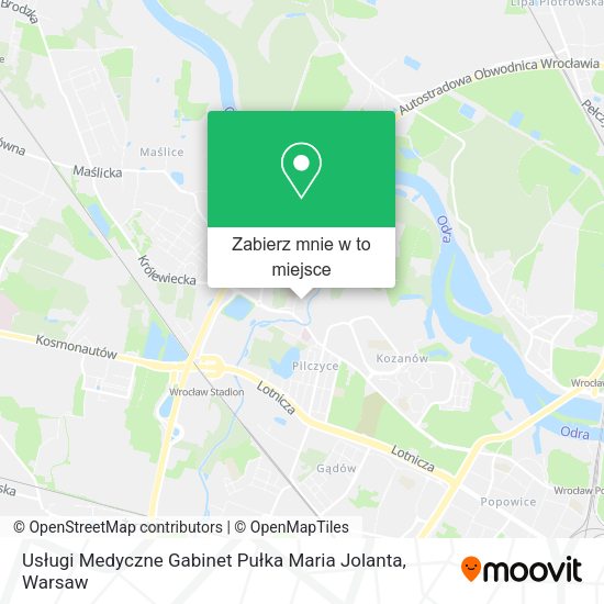 Mapa Usługi Medyczne Gabinet Pułka Maria Jolanta