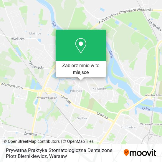 Mapa Prywatna Praktyka Stomatologiczna Dentalzone Piotr Biernikiewicz