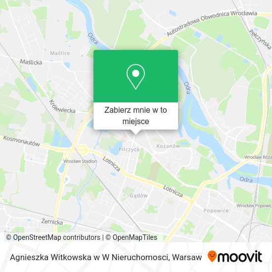 Mapa Agnieszka Witkowska w W Nieruchomosci