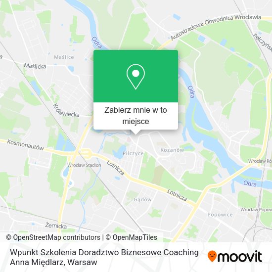 Mapa Wpunkt Szkolenia Doradztwo Biznesowe Coaching Anna Międlarz