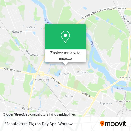 Mapa Manufaktura Piękna Day Spa