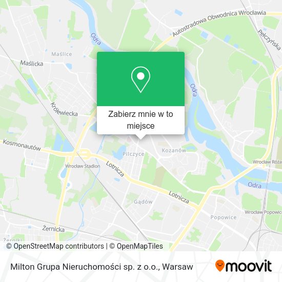 Mapa Milton Grupa Nieruchomości sp. z o.o.