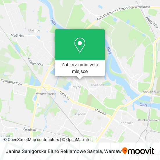 Mapa Janina Sanigorska Biuro Reklamowe Sanela