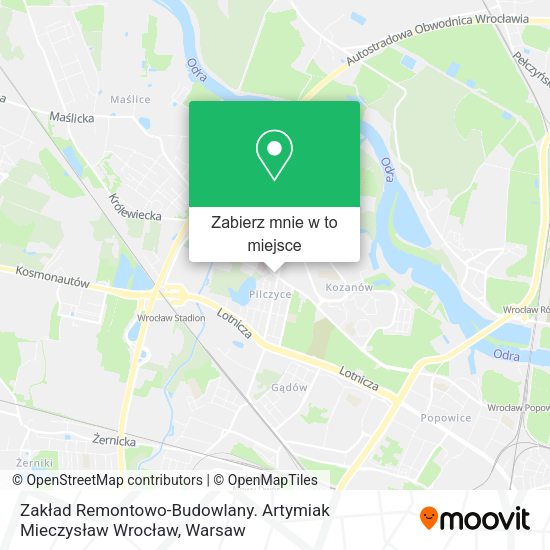 Mapa Zakład Remontowo-Budowlany. Artymiak Mieczysław Wrocław