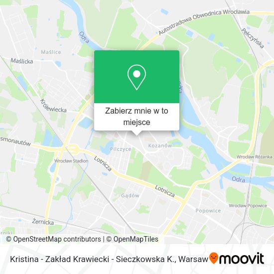 Mapa Kristina - Zakład Krawiecki - Sieczkowska K.