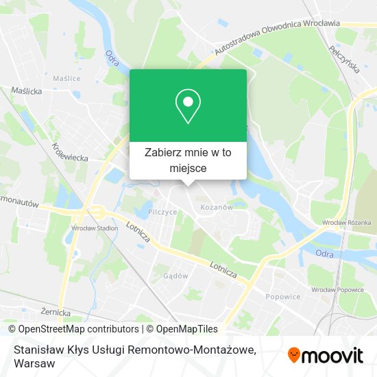 Mapa Stanisław Kłys Usługi Remontowo-Montażowe