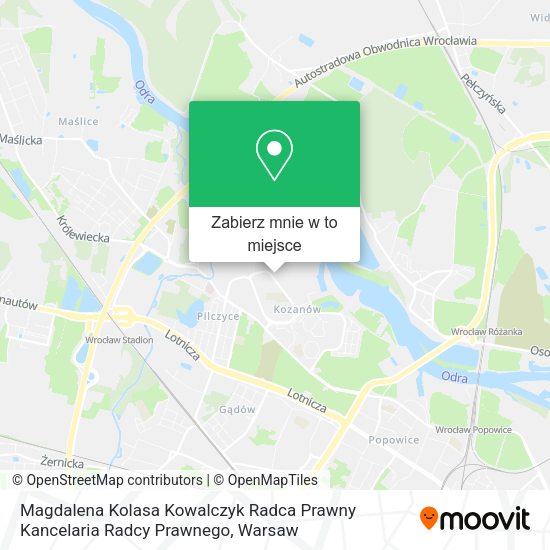 Mapa Magdalena Kolasa Kowalczyk Radca Prawny Kancelaria Radcy Prawnego