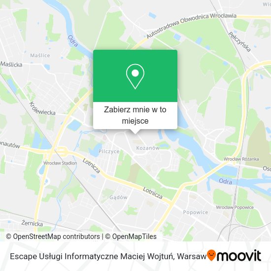 Mapa Escape Usługi Informatyczne Maciej Wojtuń