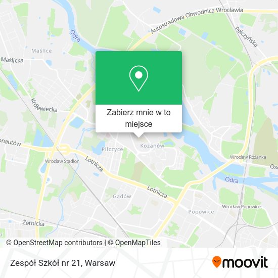 Mapa Zespół Szkół nr 21