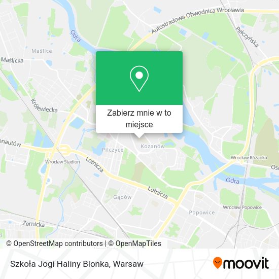 Mapa Szkoła Jogi Haliny Blonka