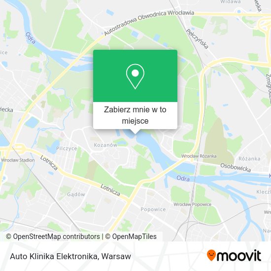 Mapa Auto Klinika Elektronika