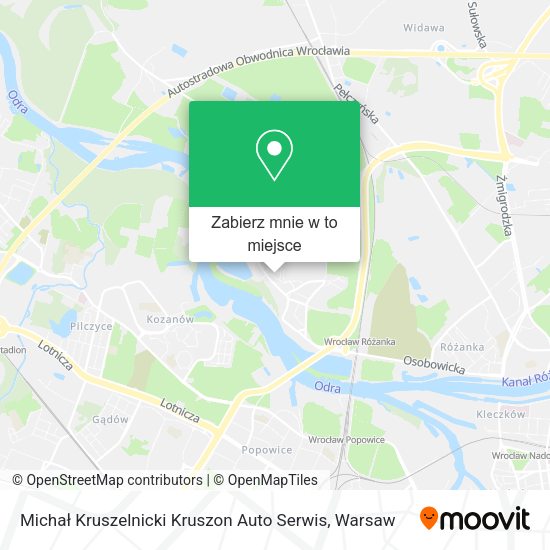 Mapa Michał Kruszelnicki Kruszon Auto Serwis