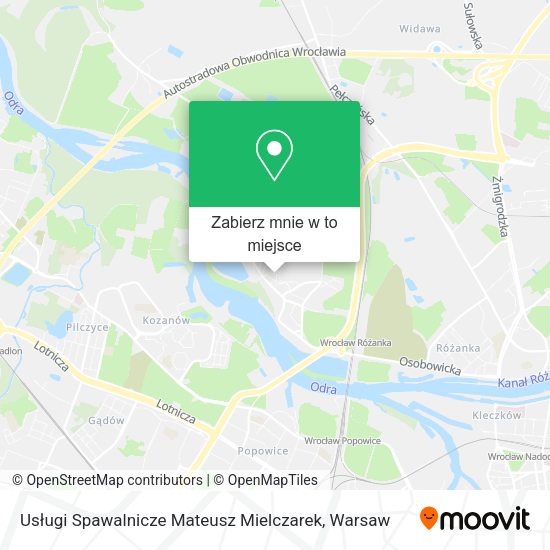 Mapa Usługi Spawalnicze Mateusz Mielczarek