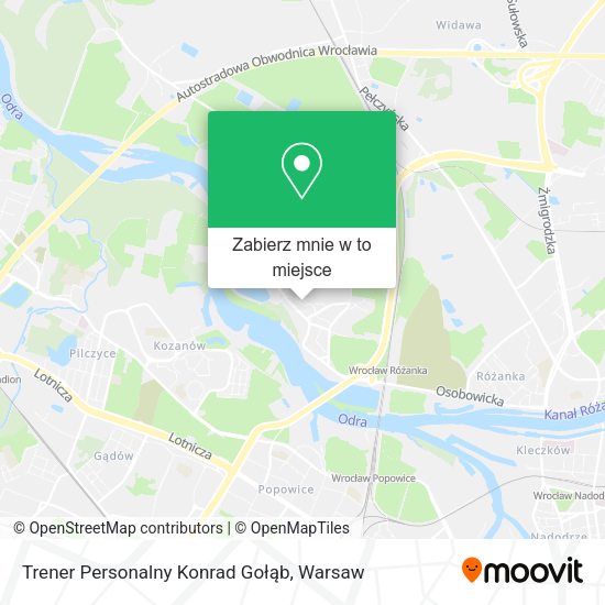 Mapa Trener Personalny Konrad Gołąb