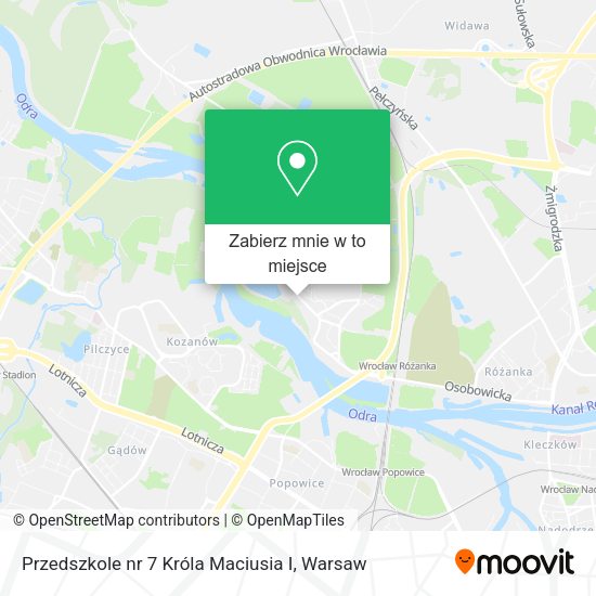 Mapa Przedszkole nr 7 Króla Maciusia I