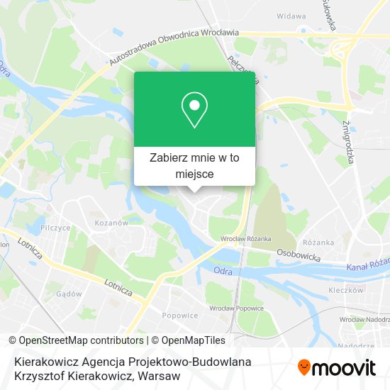 Mapa Kierakowicz Agencja Projektowo-Budowlana Krzysztof Kierakowicz