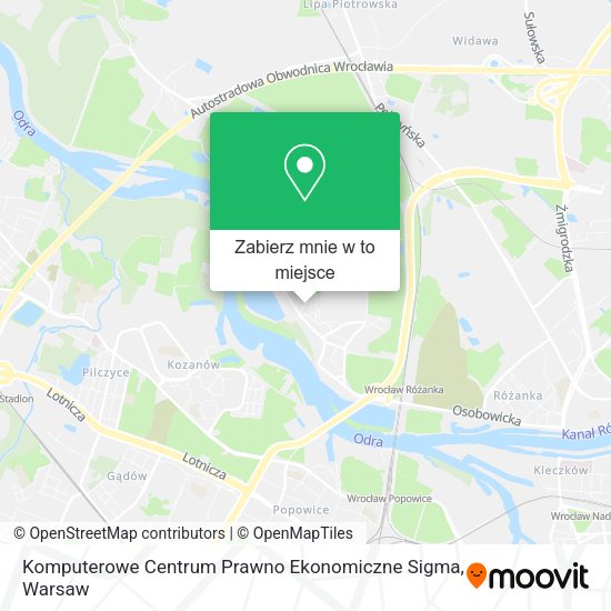 Mapa Komputerowe Centrum Prawno Ekonomiczne Sigma