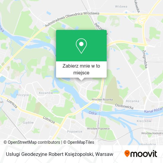 Mapa Usługi Geodezyjne Robert Księżopolski