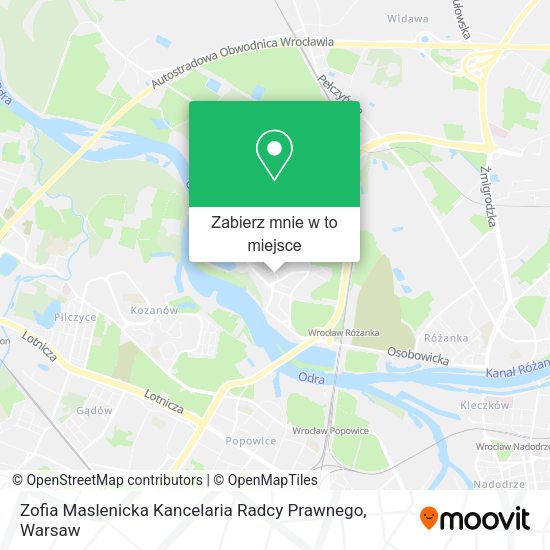 Mapa Zofia Maslenicka Kancelaria Radcy Prawnego