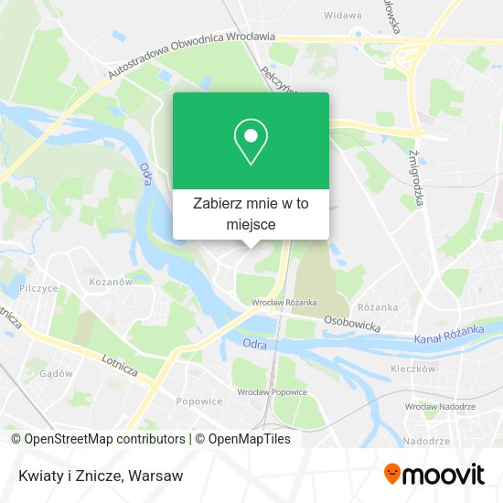 Mapa Kwiaty i Znicze