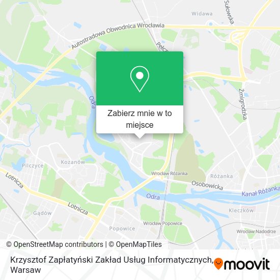 Mapa Krzysztof Zapłatyński Zakład Usług Informatycznych