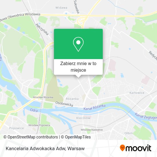 Mapa Kancelaria Adwokacka Adw