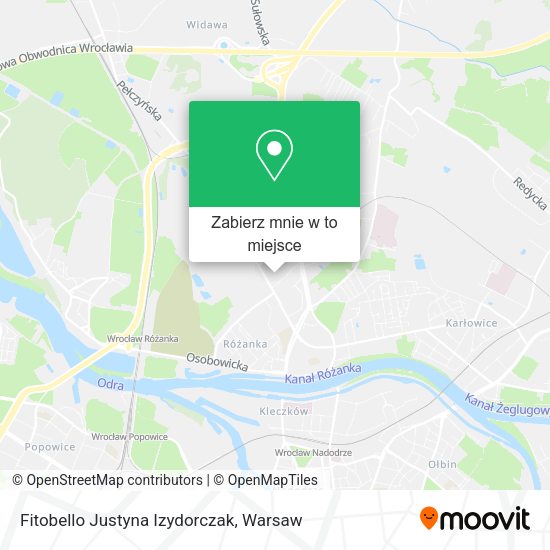 Mapa Fitobello Justyna Izydorczak