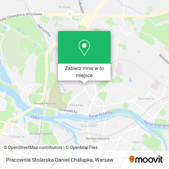 Mapa Pracownia Stolarska Daniel Chałupka