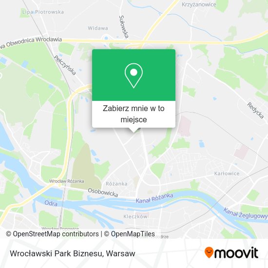 Mapa Wrocławski Park Biznesu