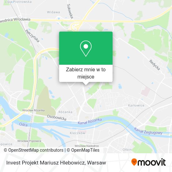 Mapa Invest Projekt Mariusz Hlebowicz