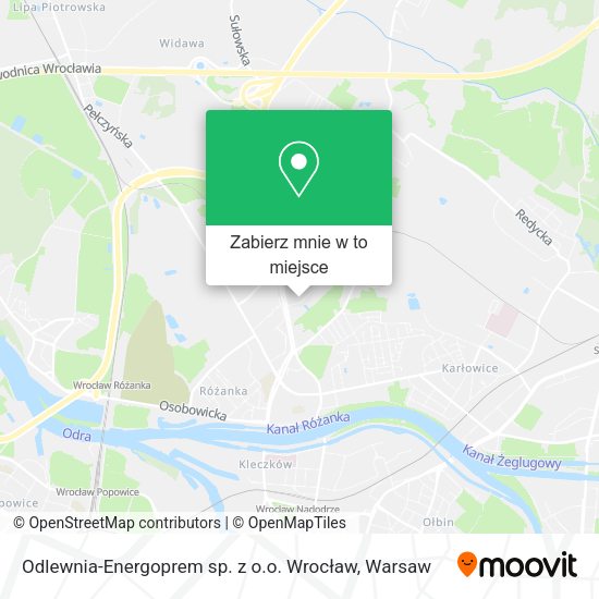 Mapa Odlewnia-Energoprem sp. z o.o. Wrocław