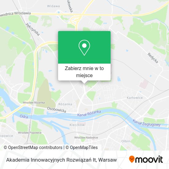 Mapa Akademia Innowacyjnych Rozwiązań It