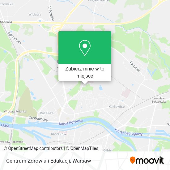 Mapa Centrum Zdrowia i Edukacji