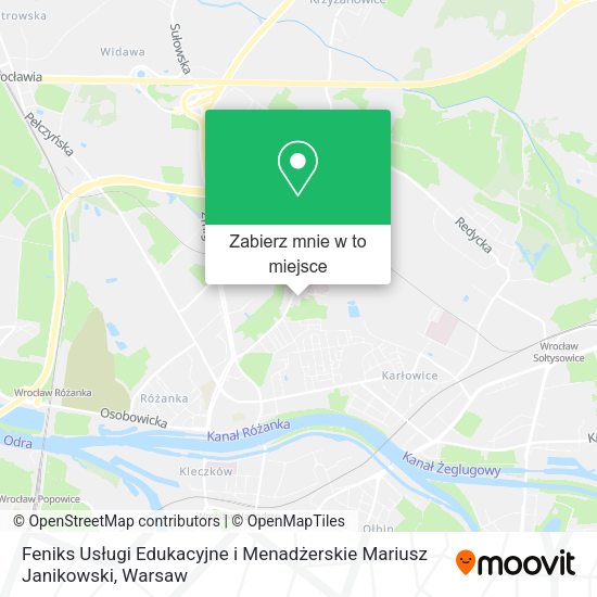 Mapa Feniks Usługi Edukacyjne i Menadżerskie Mariusz Janikowski