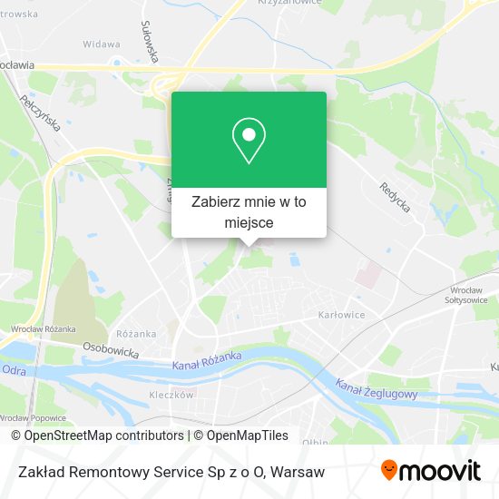 Mapa Zakład Remontowy Service Sp z o O