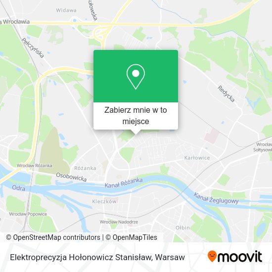 Mapa Elektroprecyzja Hołonowicz Stanisław