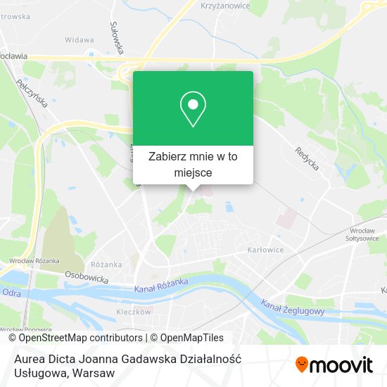 Mapa Aurea Dicta Joanna Gadawska Działalność Usługowa