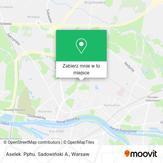 Mapa Aselek. Pphu. Sadowiński A.