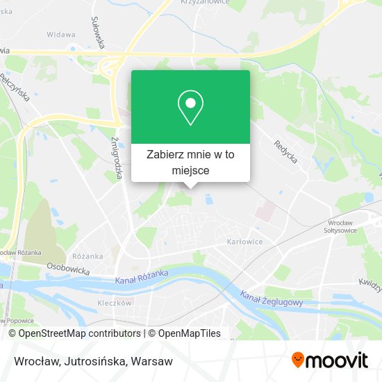 Mapa Wrocław, Jutrosińska