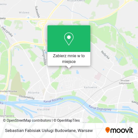 Mapa Sebastian Fabisiak Usługi Budowlane