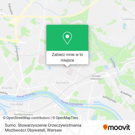 Mapa Sumo. Stowarzyszenie Urzeczywistniania Możliwości Obywateli