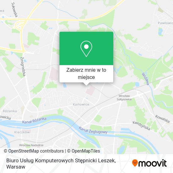 Mapa Biuro Usług Komputerowych Stępnicki Leszek